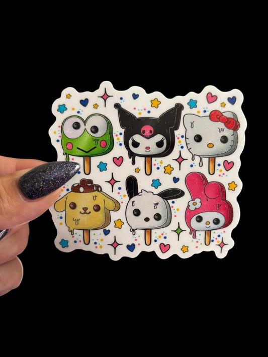 Sanrio popsicles Sticker