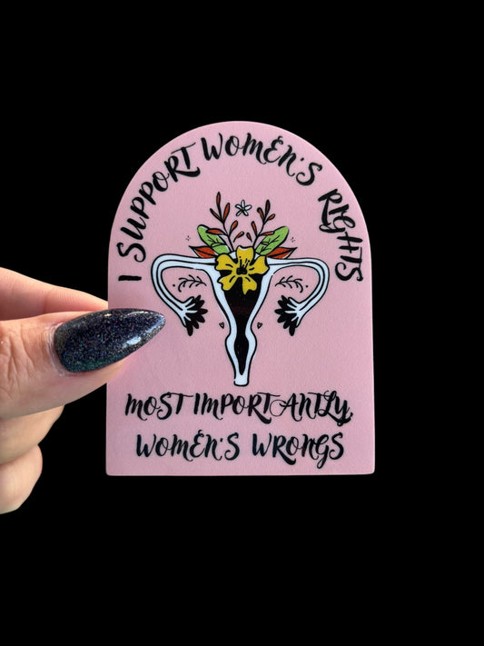 Women’s rights and wrongs Sticker