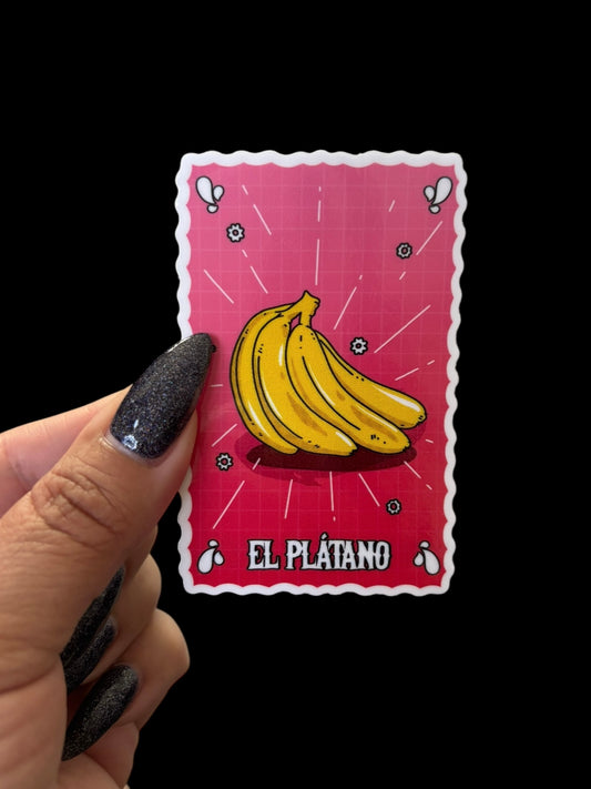 El Plátano Vinyl Sticker