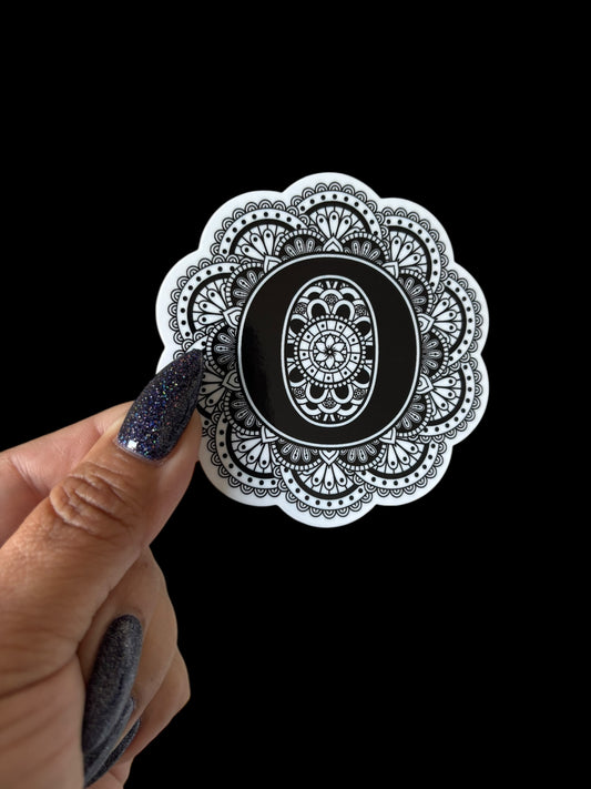O Vinyl Sticker