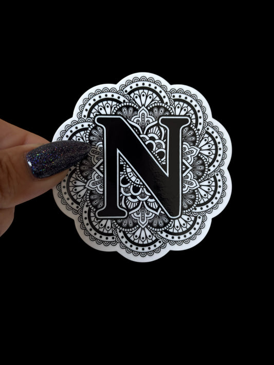 N Vinyl Sticker