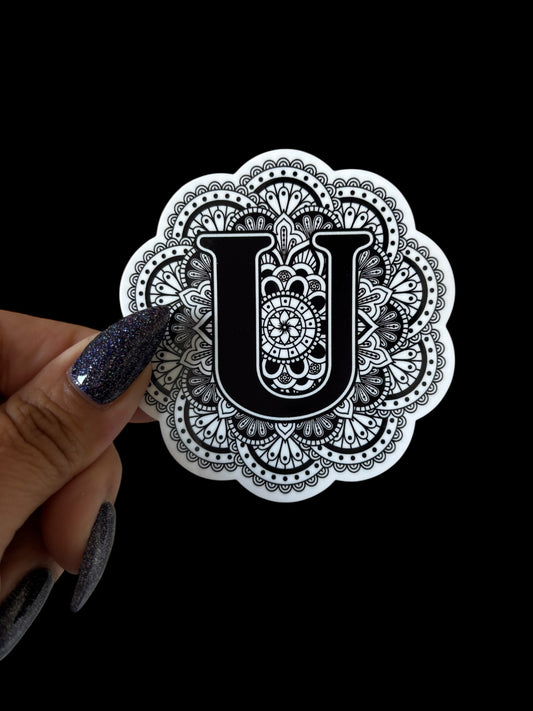 U Vinyl Sticker