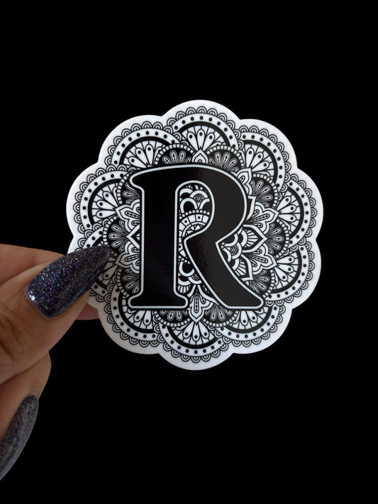 R Vinyl Sticker