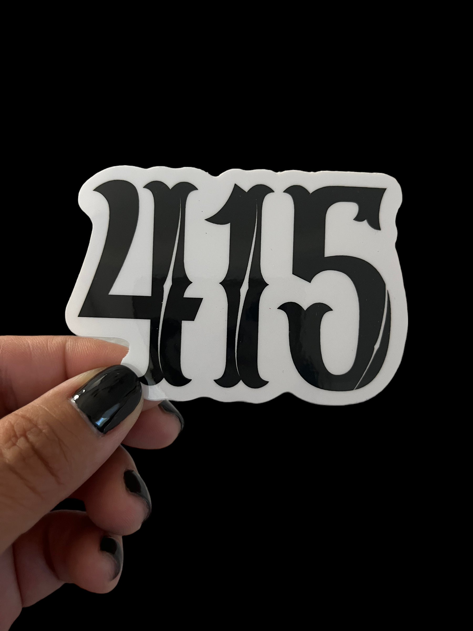 415 Area Code Sticker – I Will Cut You Creations