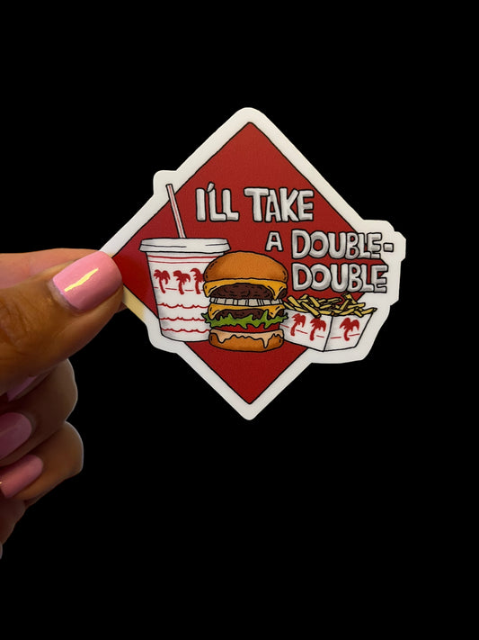 Double double sticker